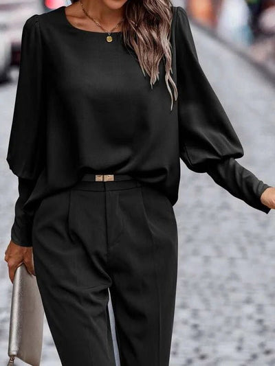 Aiby - Bluse mit langen Ärmeln Zeitlose Eleganz für Jede Gelegenheit