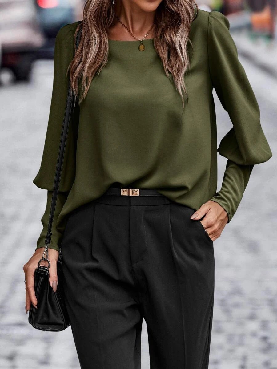 Aiby - Bluse mit langen Ärmeln Zeitlose Eleganz für Jede Gelegenheit