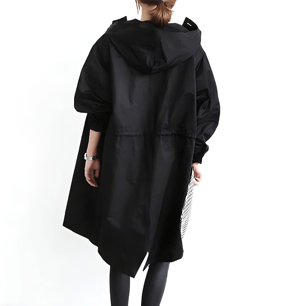 Damen Trenchcoat mit Kapuze – Leichte Übergangsjacke im eleganten Design