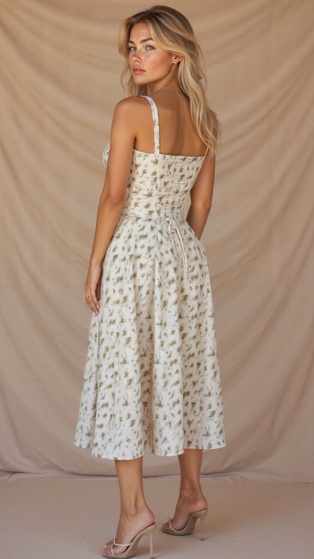 Tailliertes Bustierkleid | Schlitz-Detail | Feminine Silhouette