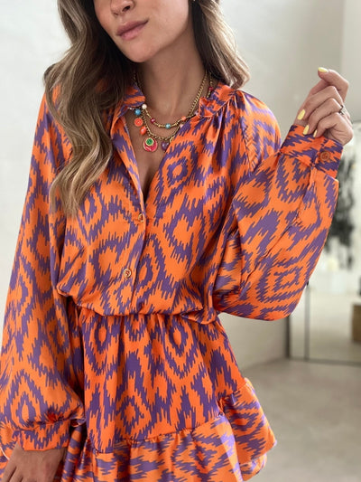 Zelinda - Einzigartiger Azteken-Blasen-Jumpsuit