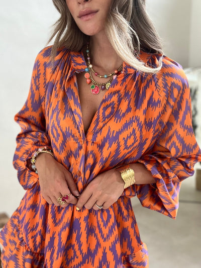 Zelinda - Einzigartiger Azteken-Blasen-Jumpsuit