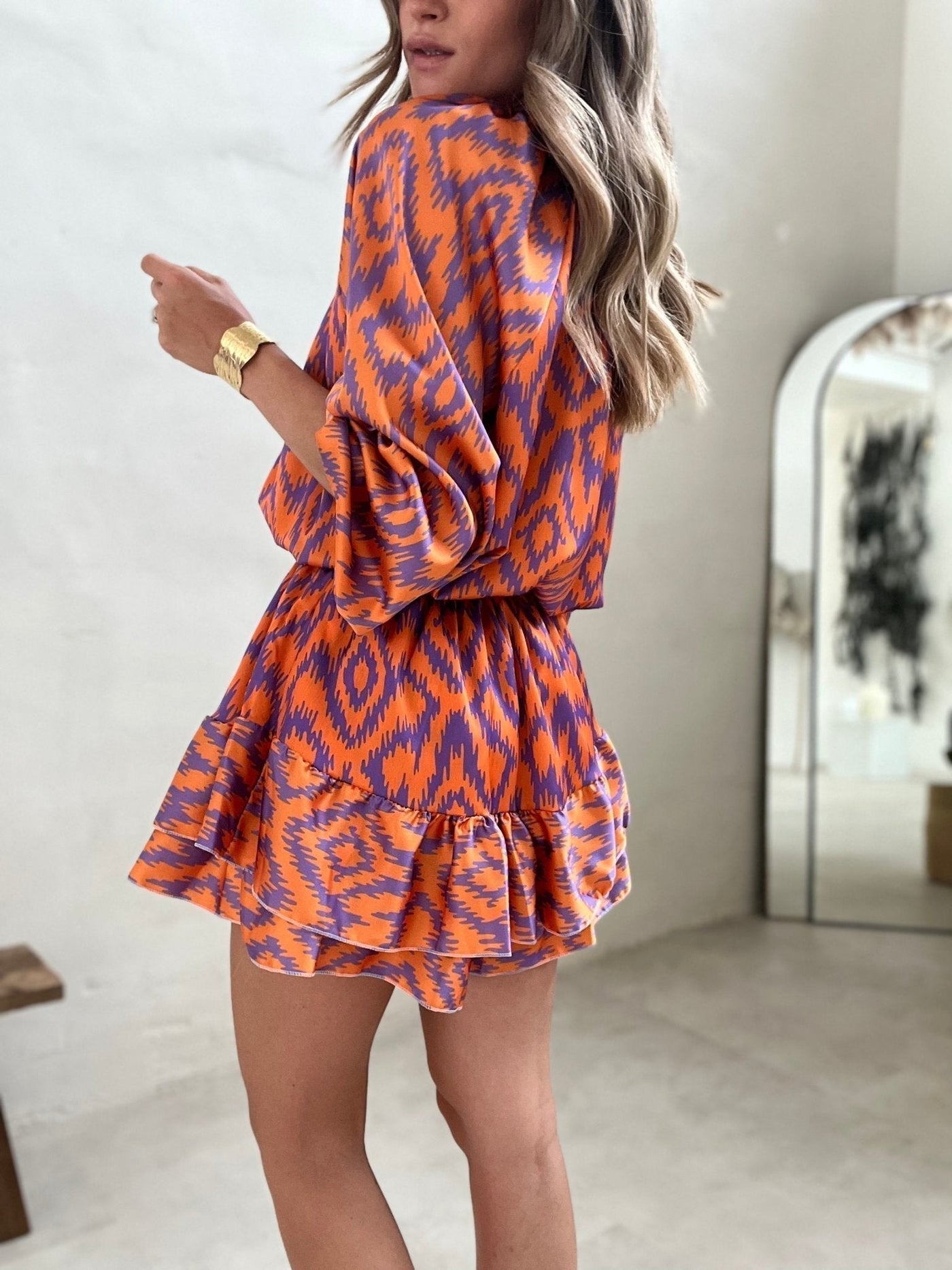Zelinda - Einzigartiger Azteken-Blasen-Jumpsuit