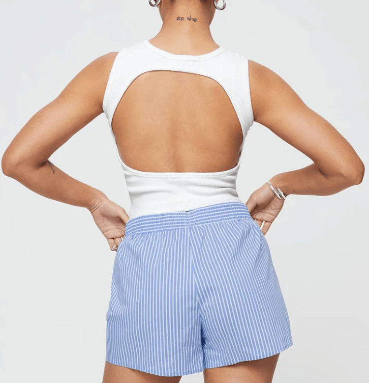 Landa - Elegante gestreifte Shorts für Sommer-Mode