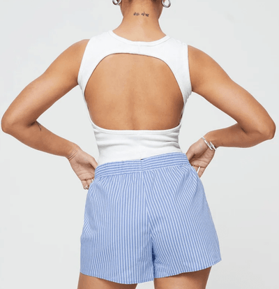 Landa - Elegante gestreifte Shorts für Sommer-Mode