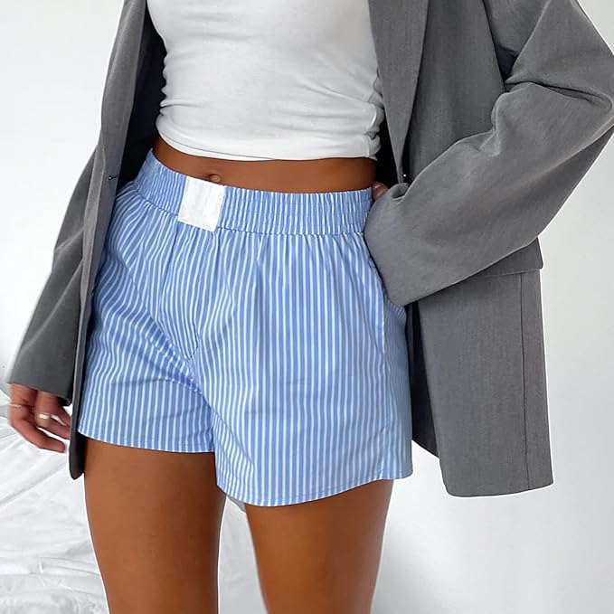 Landa - Elegante gestreifte Shorts für Sommer-Mode