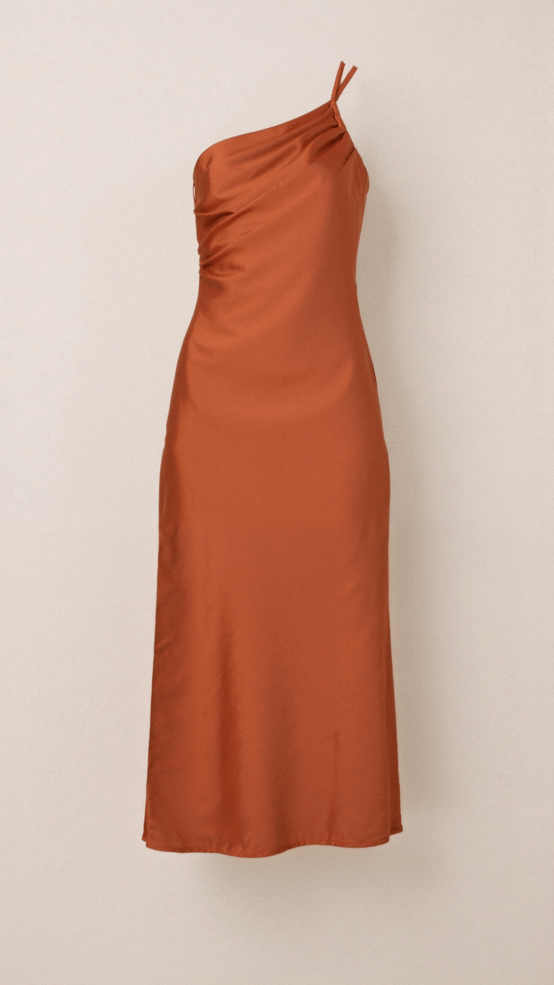 Zeny - Elegantes Midikleid mit einer Schulter