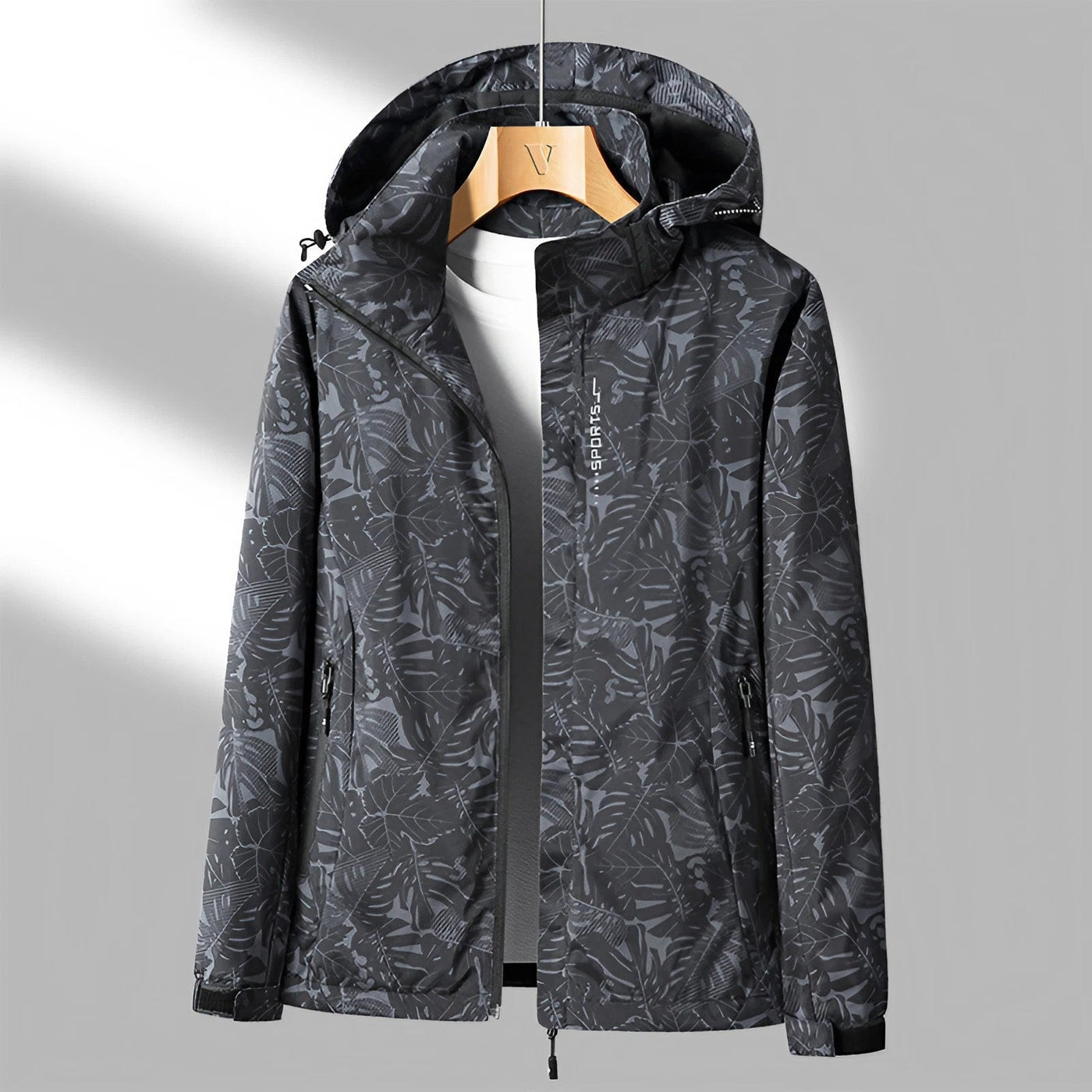 Outdoor Jacke mit Kapuze – Leichte Übergangsjacke für Freizeit und Outdoor