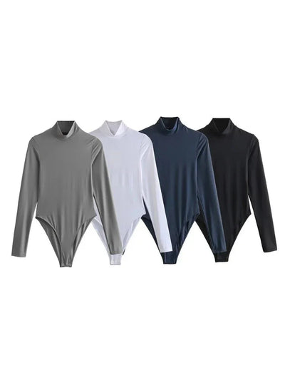 Shamie - Eleganter Rollkragen-Body