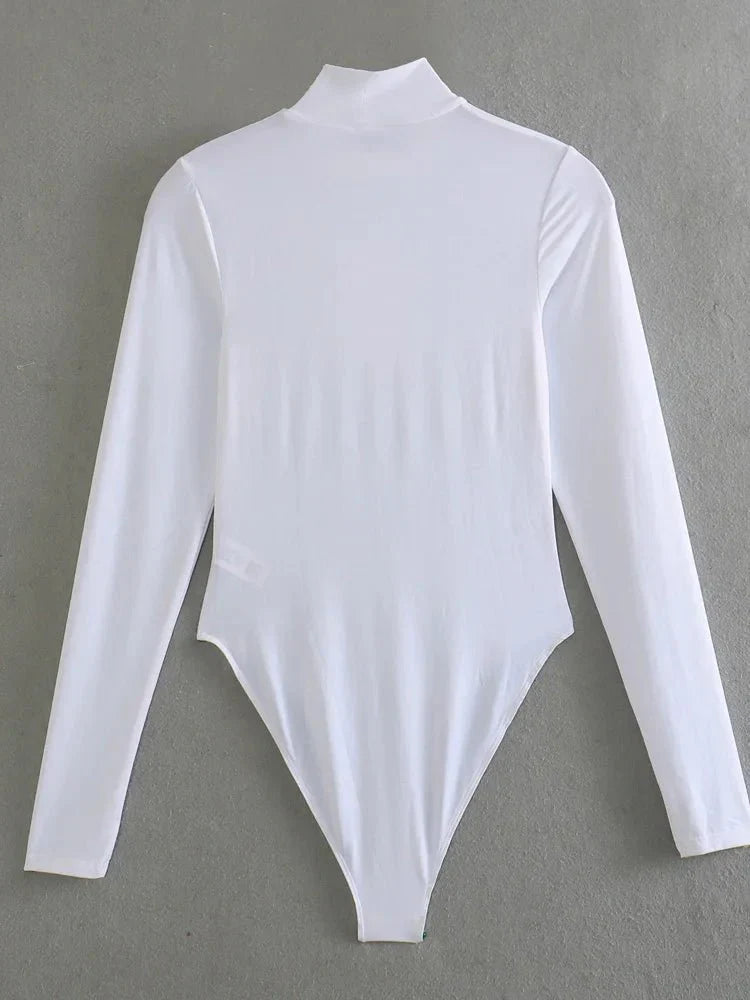 Shamie - Eleganter Rollkragen-Body