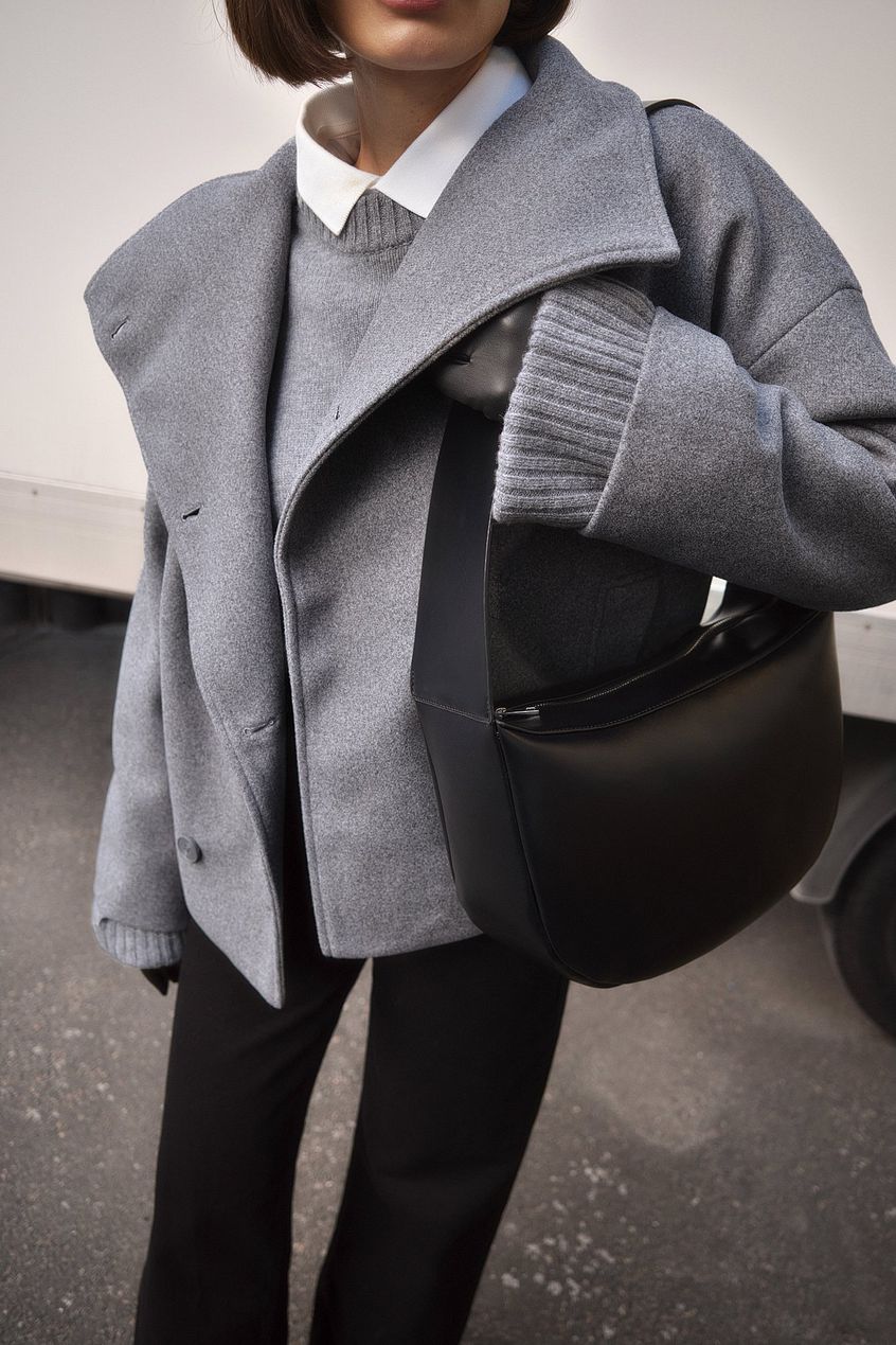 Damen Kurzer Trenchcoat Doppelreihig