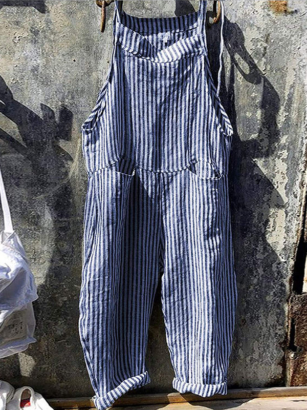 Keeley – Gestreifte Latzhose Mit Overalls