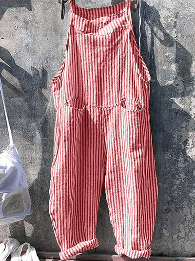 Keeley – Gestreifte Latzhose Mit Overalls