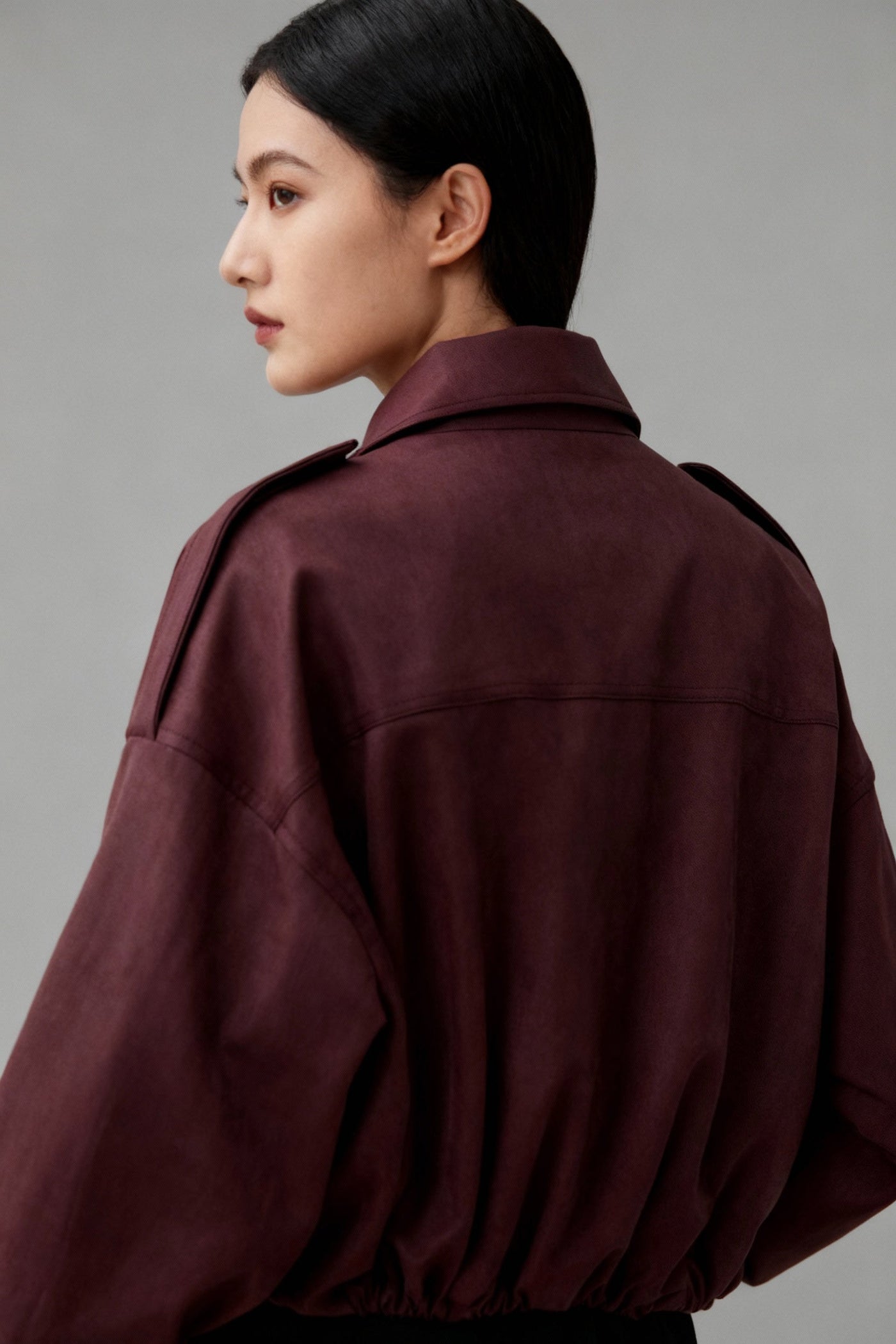 NOIR | SUEDE BOMBERJACKE