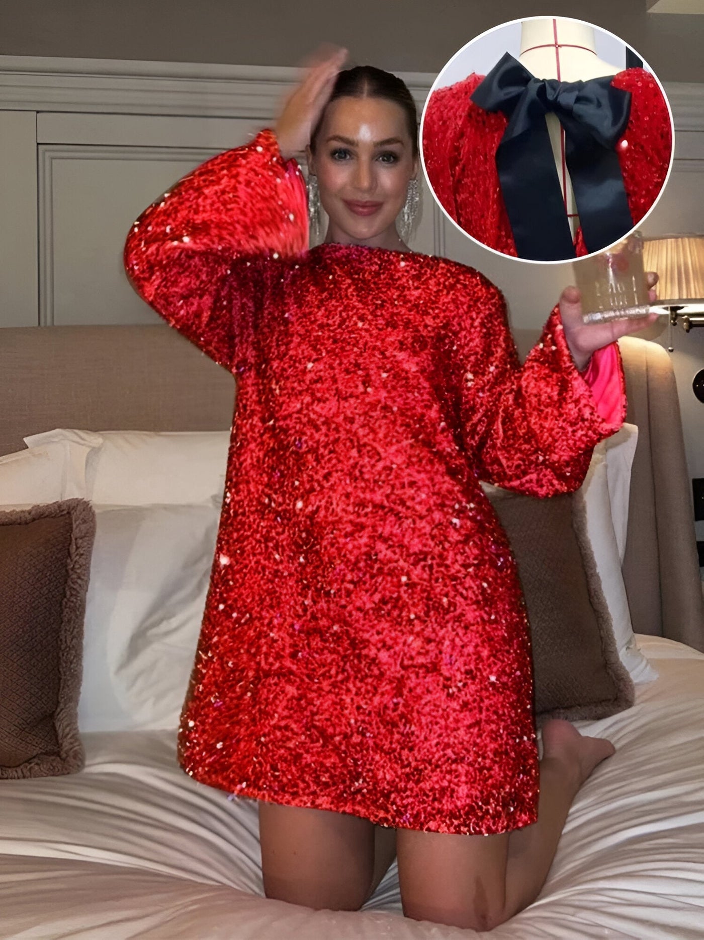 Lisa™ | Elegantes Kleid mit Schleife