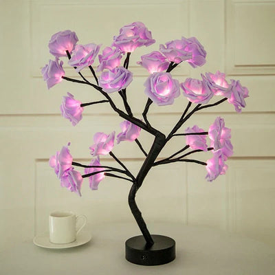 LumiFlower™ – LED-Simulations-Rosen-Tischlampe