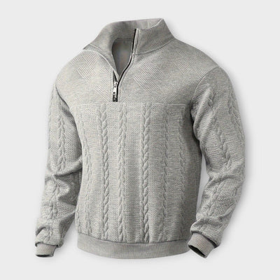 Rafael - eleganter Vintage Half-Zip Pullover