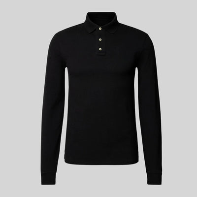 Friedrich | Lässiges Langarm-Poloshirt