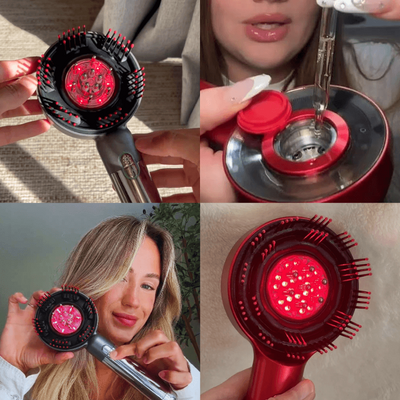RedWave™ – Massierende Kopfhautbürste