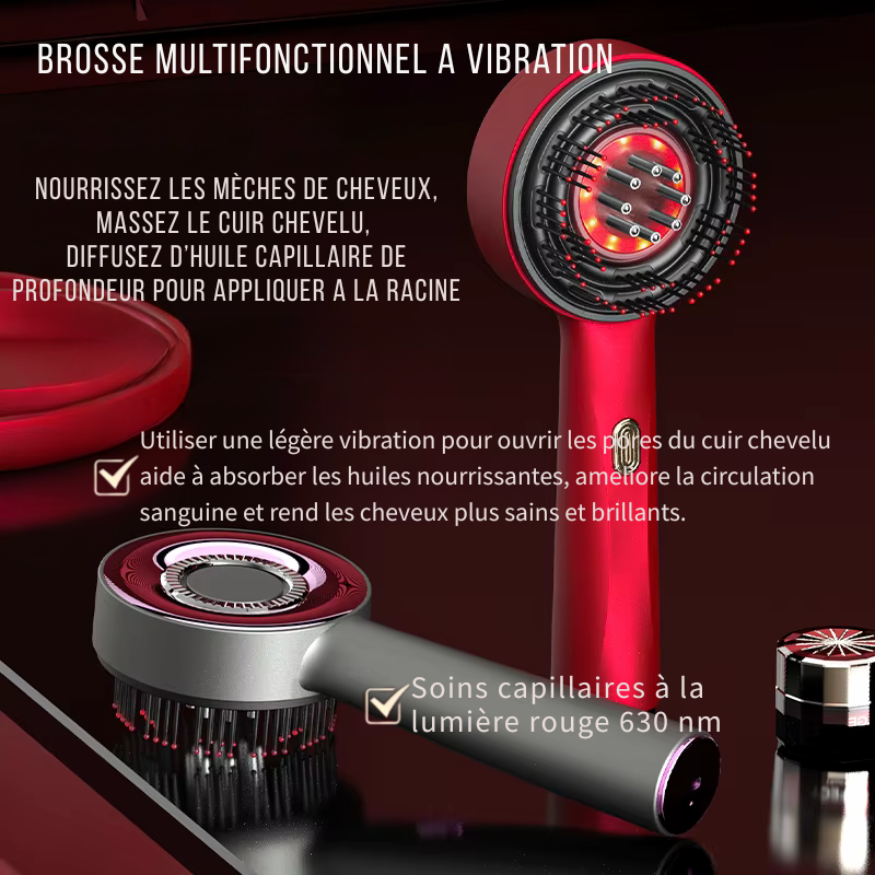 RedWave™ – Massierende Kopfhautbürste
