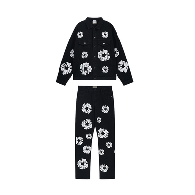 Zweiteiliges Set | Jacke & Hose mit Print | Leicht & Bequem