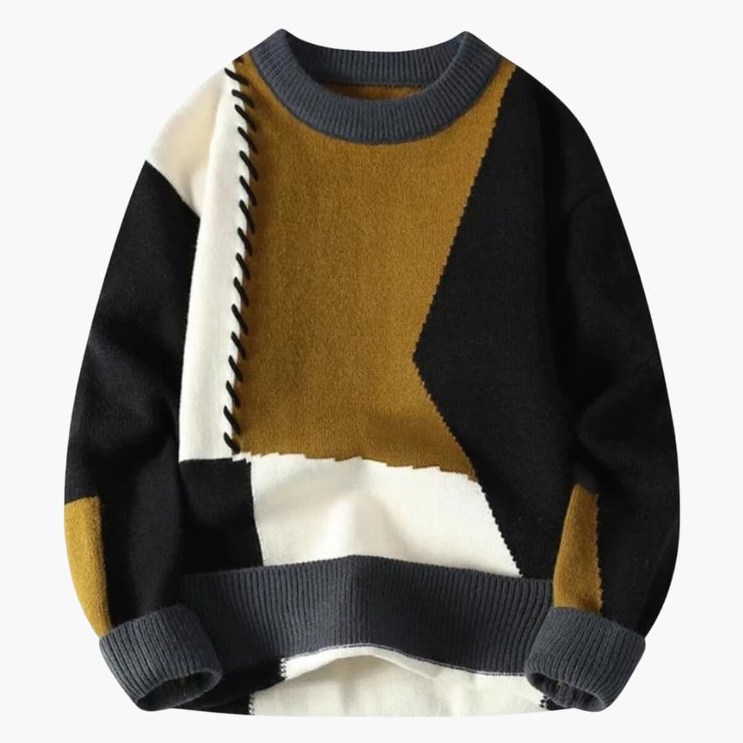 Sander™ | Patchwork-Pullover