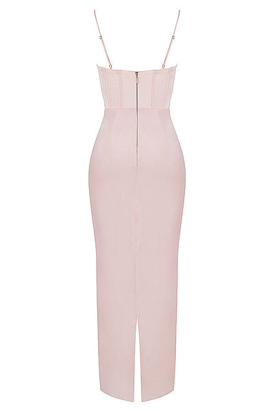 Naomi - Glamouröses Korsett Maxikleid Abend