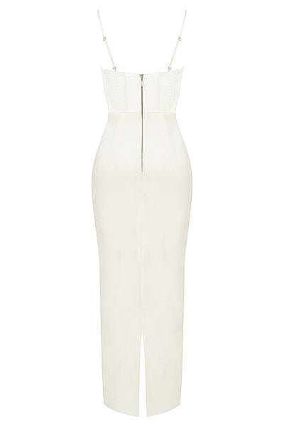 Naomi - Glamouröses Korsett Maxikleid Abend