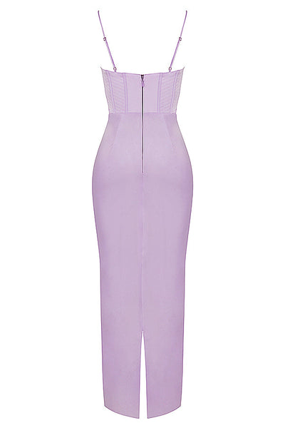 Naomi - Glamouröses Korsett Maxikleid Abend