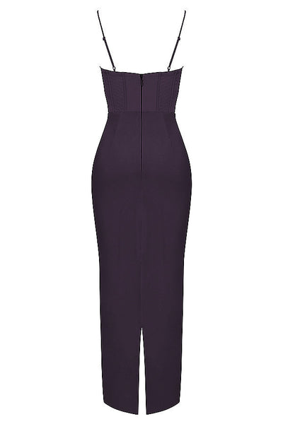 Naomi - Glamouröses Korsett Maxikleid Abend