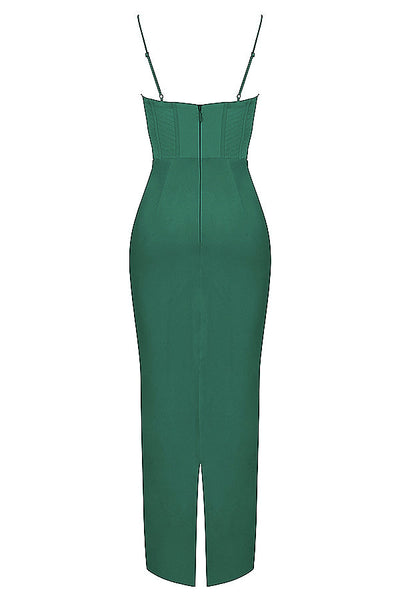 Naomi - Glamouröses Korsett Maxikleid Abend