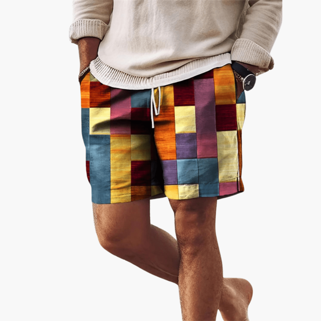 Schnelltrocknende Badeshorts für Herren - Sommer-Style