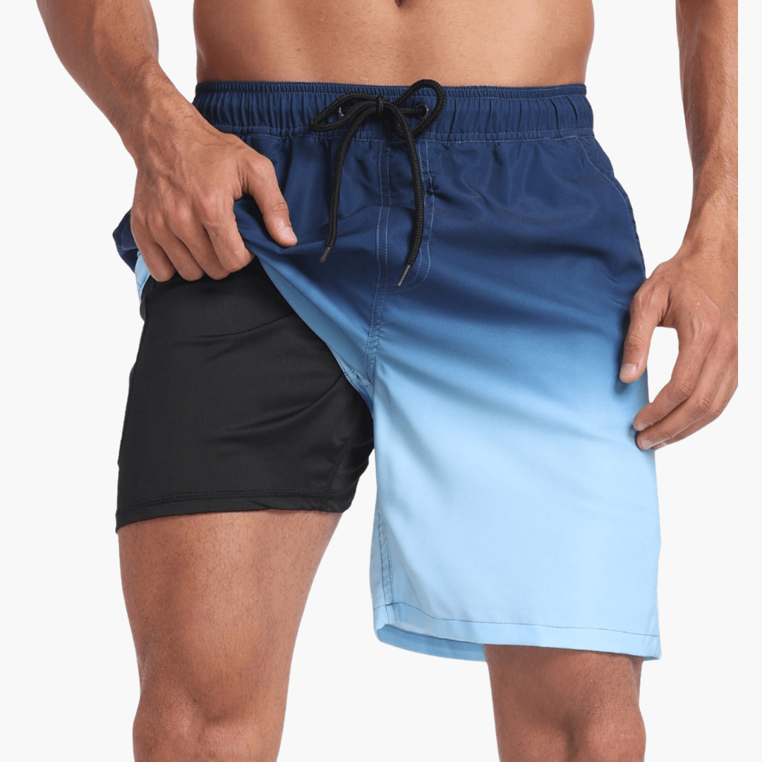 Schnelltrocknende Shorts - Herren Stretch-Shorts mit Innenslip
