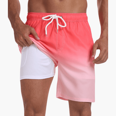 Schnelltrocknende Shorts - Herren Stretch-Shorts mit Innenslip