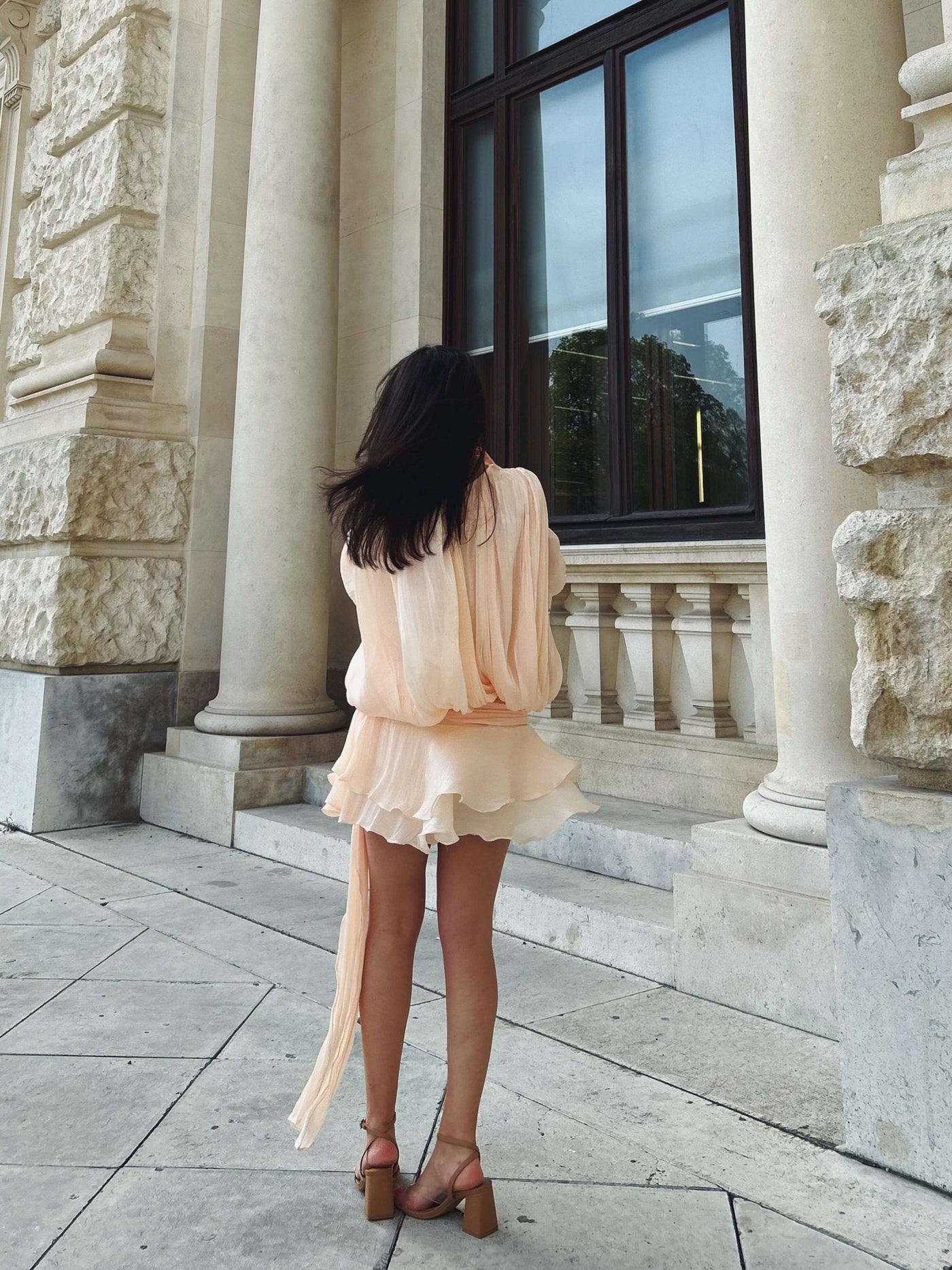 Aella | Chiffon-Minikleid Mit Volants