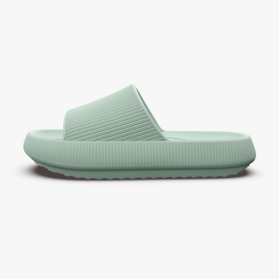 Slide-Sandale mit Strukturband | Extra-Sohle | Bequem & Modern