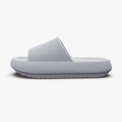 Slide-Sandale mit Strukturband | Extra-Sohle | Bequem & Modern