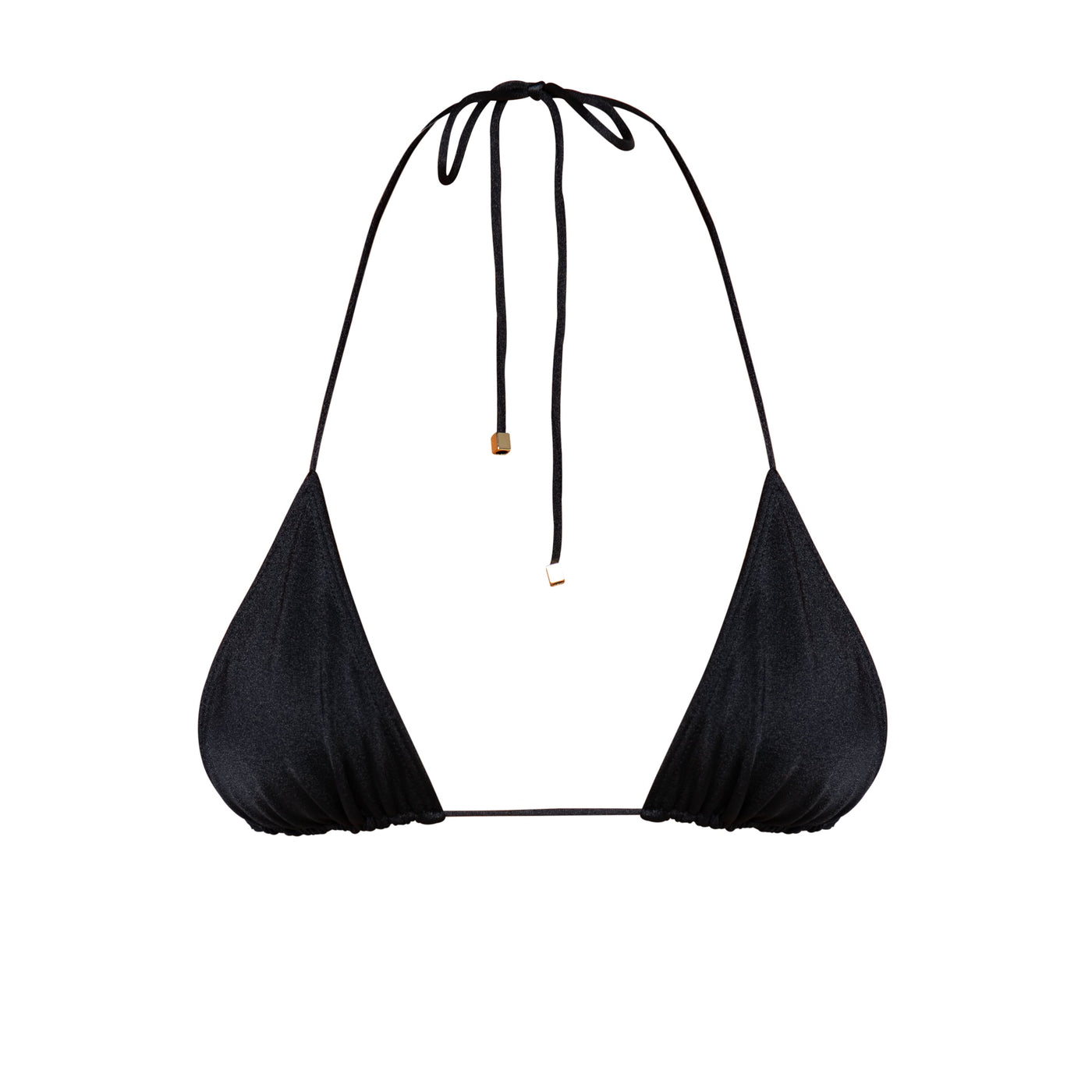 Stella™ – Schwarzes Mini-Dreieck-Bikini-Top