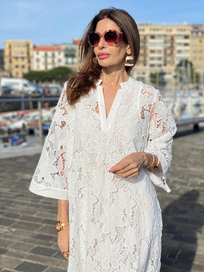 Chandria - Elegantes Zeitloses Damen-Spitzenkleid