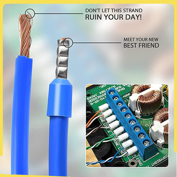 CrimpEase™ | Ratschenschneid- und Crimpzangenset für Rohrkabelschuhe