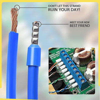 CrimpEase™ | Ratschenschneid- und Crimpzangenset für Rohrkabelschuhe