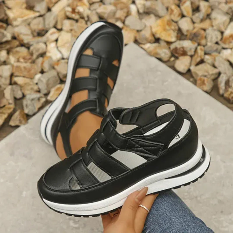 Nadia - Stilvolle, sportliche Damen-Plateausandalen