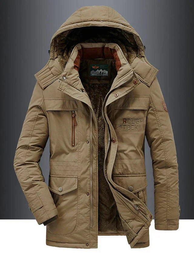 Stylische Winterjacke mit Kapuze für Herren - Clemens