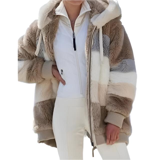 Stylische Damen-Teddy-Jacke - Karin