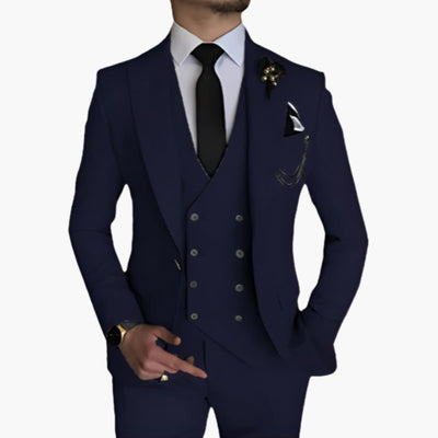Stylisher Slim Fit Anzug - moderner Look für Herren zur Hochzeit