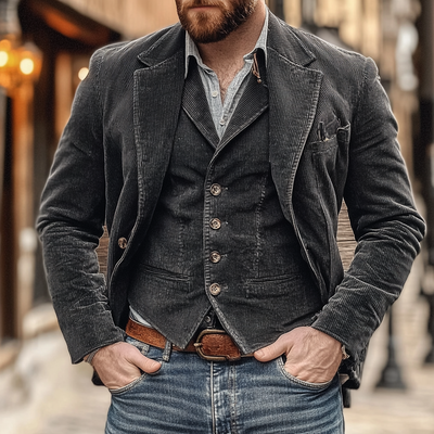 Adam™ Vintage Blazer und Weste