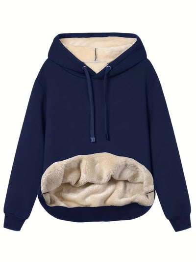 Warmer Fleece-Kapuzenpullover für Frauen - Tabea