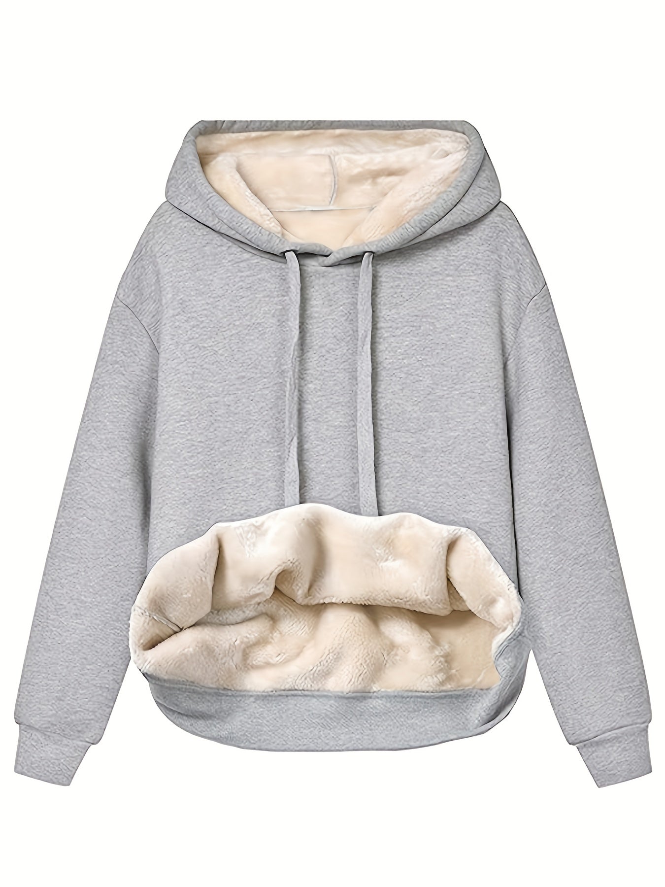 Warmer Fleece-Kapuzenpullover für Frauen - Tabea