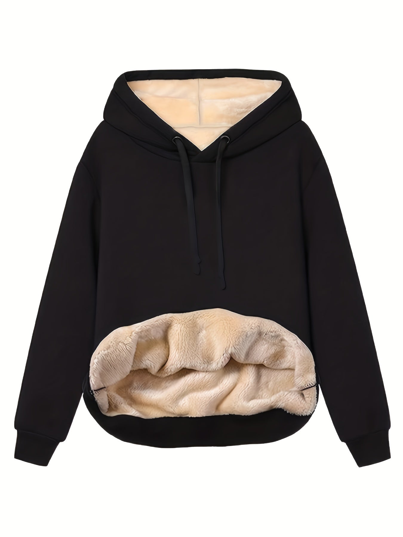 Warmer Fleece-Kapuzenpullover für Frauen - Tabea
