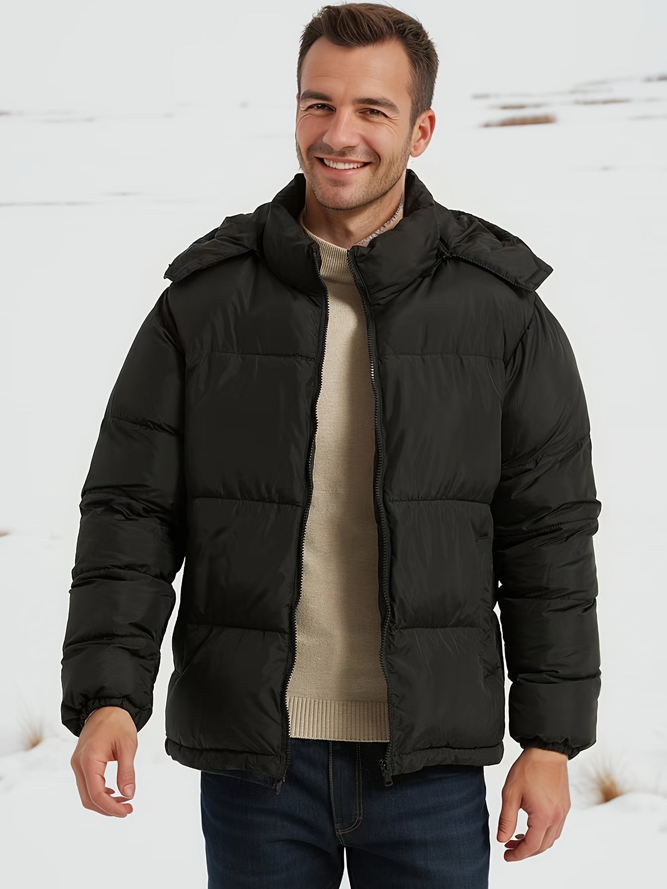 Winddichte Herren-Winterjacke - Rainald